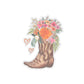 🪴Cowboy Boot Floral Sticker🪴