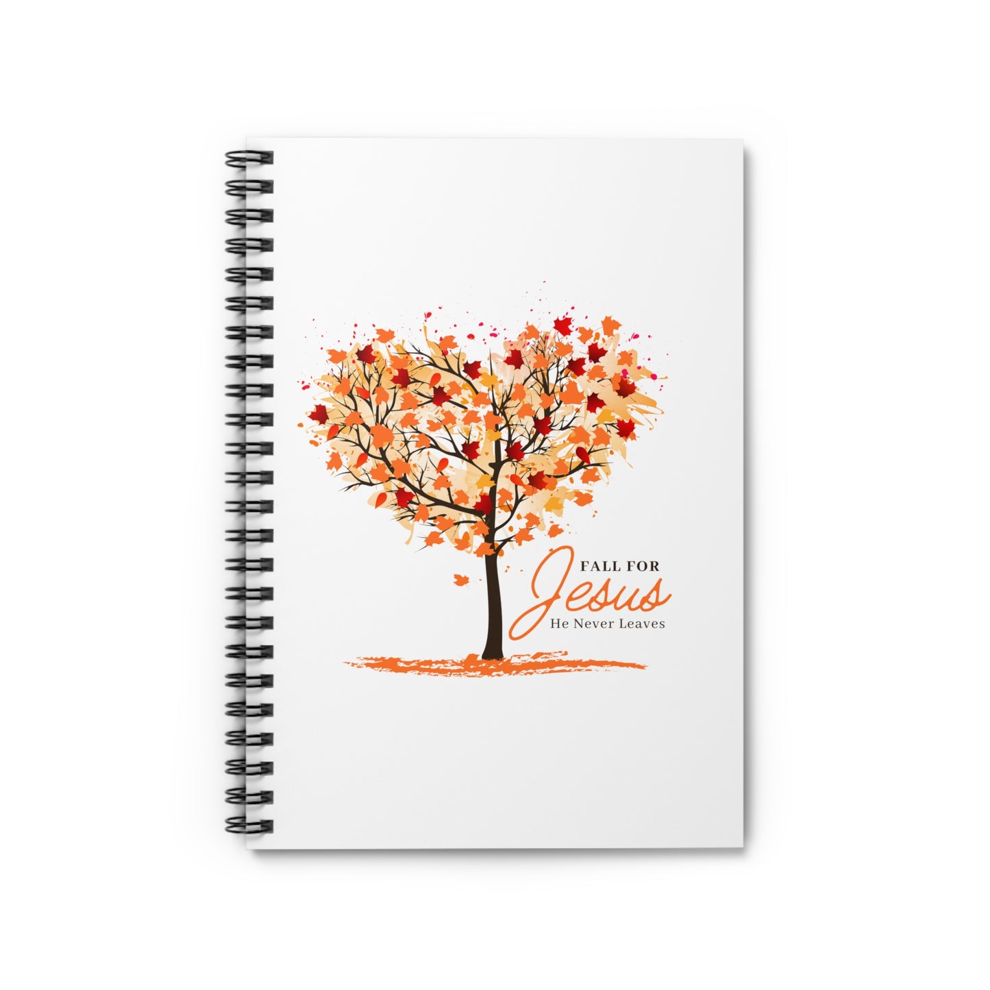 ✝️FALL FOR JESUS Spiral Notebook - Ruled Line