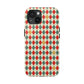 DIAMOND CHECKED CHRISTMAS COLORS-Tough Phone Cases