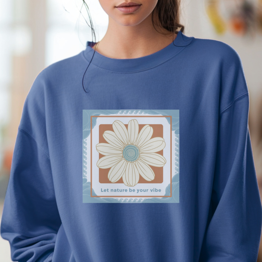 LET NATURE BE YOUR VIBE-Unisex Heavy Blend™ Crewneck Sweatshirt