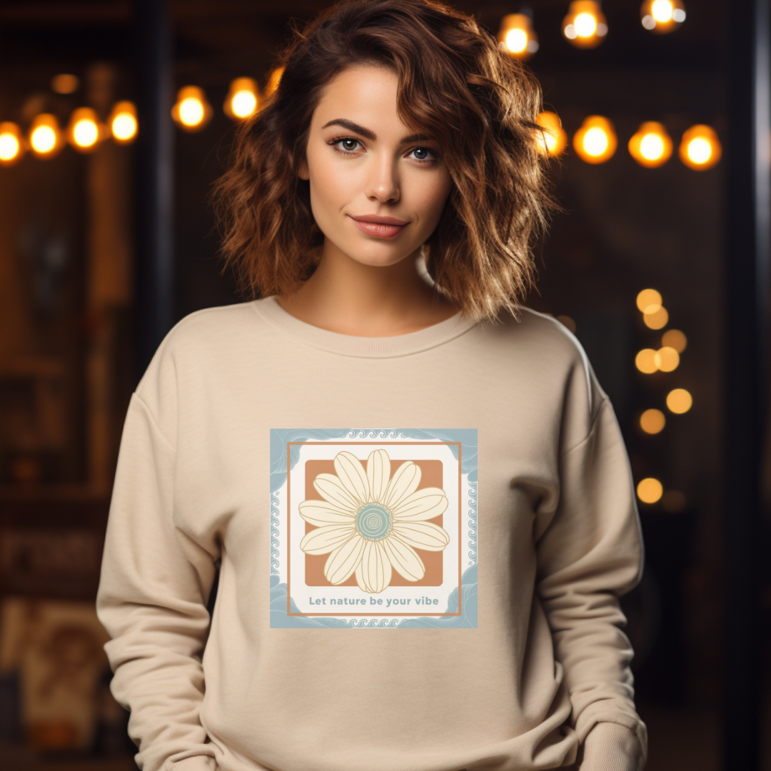 LET NATURE BE YOUR VIBE-Unisex Heavy Blend™ Crewneck Sweatshirt