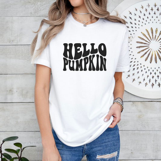 🎃HELLO PUMPKIN RETRO  Unisex Jersey Short Sleeve Tee