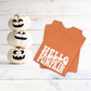 🎃HELLO PUMPKIN WAVY RETRO WHITE Unisex Jersey Short Sleeve Tee