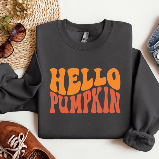 🍂 HELLO PUMPKIN Unisex Heavy Blend™ Crewneck Sweatshirt