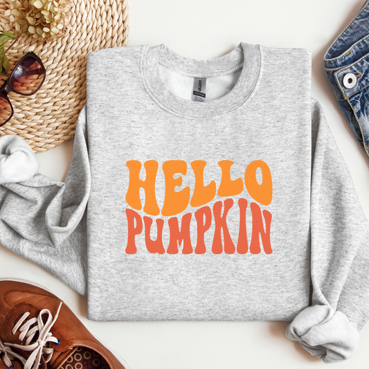 🍂 HELLO PUMPKIN Unisex Heavy Blend™ Crewneck Sweatshirt