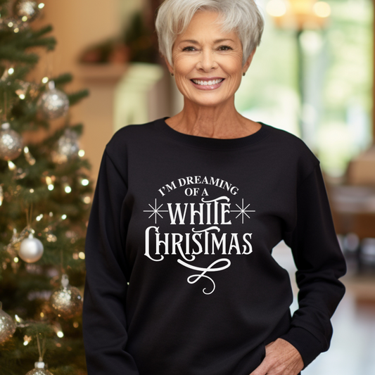 🎄I'M DREAMING OF A WHITE CHRISTMAS!  Unisex Heavy Blend™ Crewneck Sweatshirt