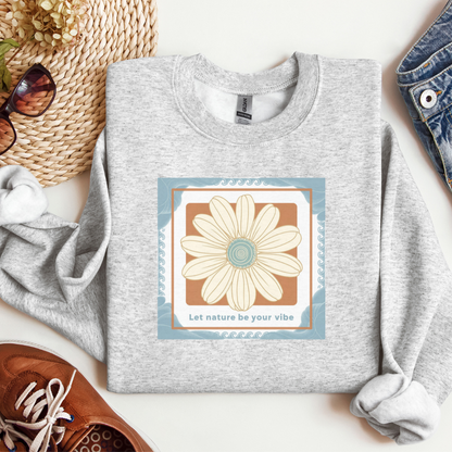 LET NATURE BE YOUR VIBE-Unisex Heavy Blend™ Crewneck Sweatshirt