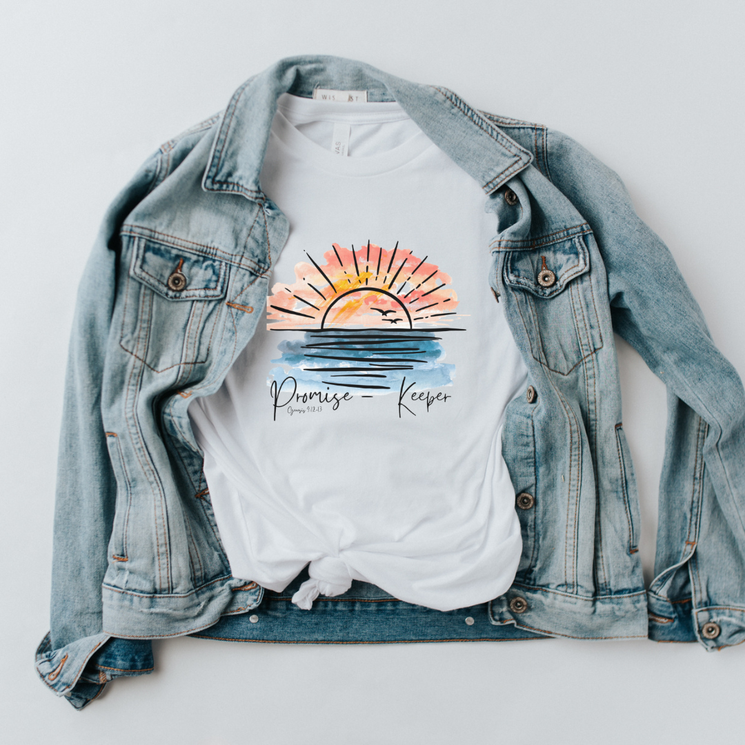 🌅PROMISE KEEPER Watercolor Sunset Unisex Tee