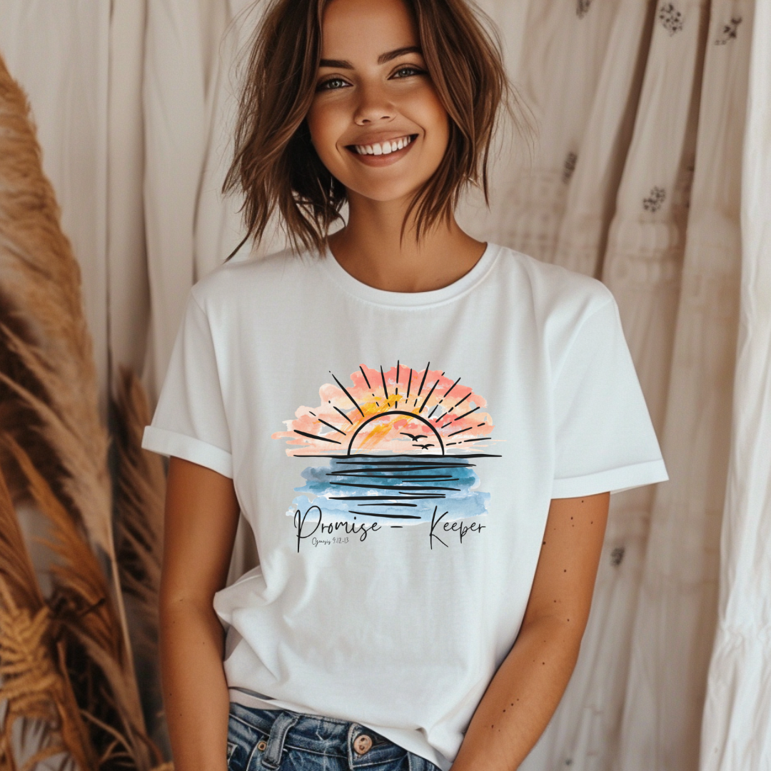 🌅PROMISE KEEPER Watercolor Sunset Unisex Tee