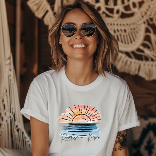 🌅PROMISE KEEPER Watercolor Sunset Unisex Tee