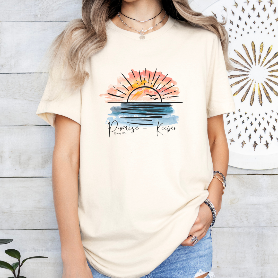 🌅PROMISE KEEPER Watercolor Sunset Unisex Tee