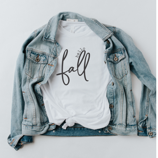 Hello Fall Unisex Jersey Short Sleeve Tee