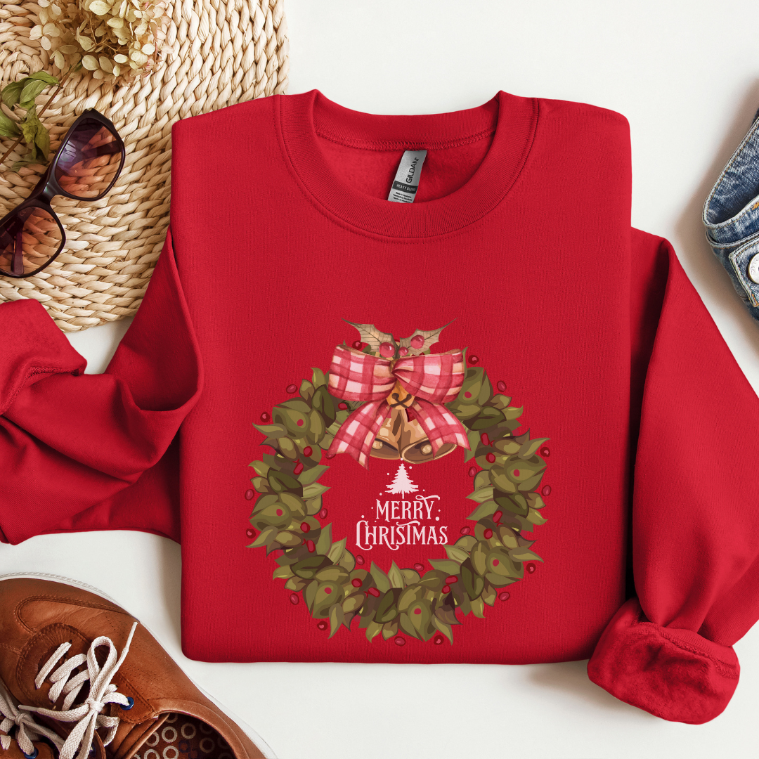 CHRISTMAS WREATH-Unisex Heavy Blend™ Crewneck Sweatshirt