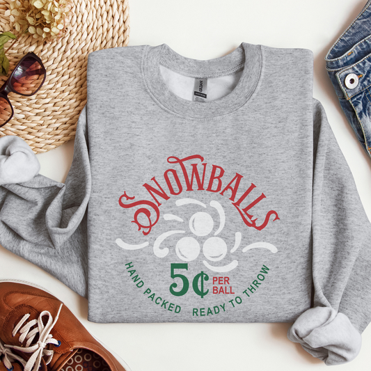 SNOWBALLS 5 CENTS-Unisex Heavy Blend™ Crewneck Sweatshirt