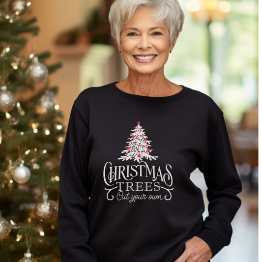 CUT YOUR OWN CHRISTMAS TREE-Unisex Heavy Blend™ Crewneck Sweatshirt