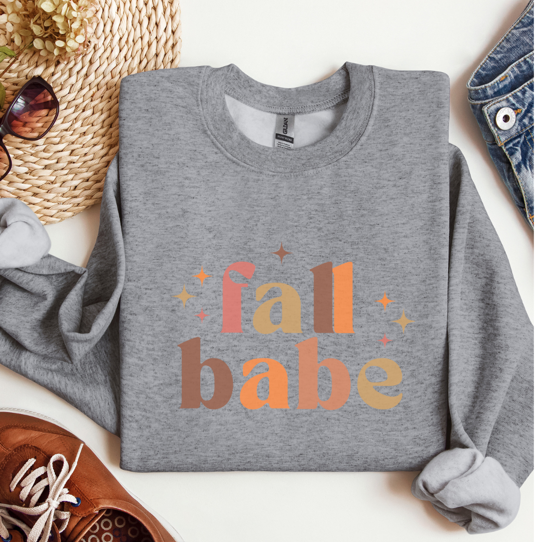 FALL BABE-Unisex Heavy Blend™ Crewneck Sweatshirt