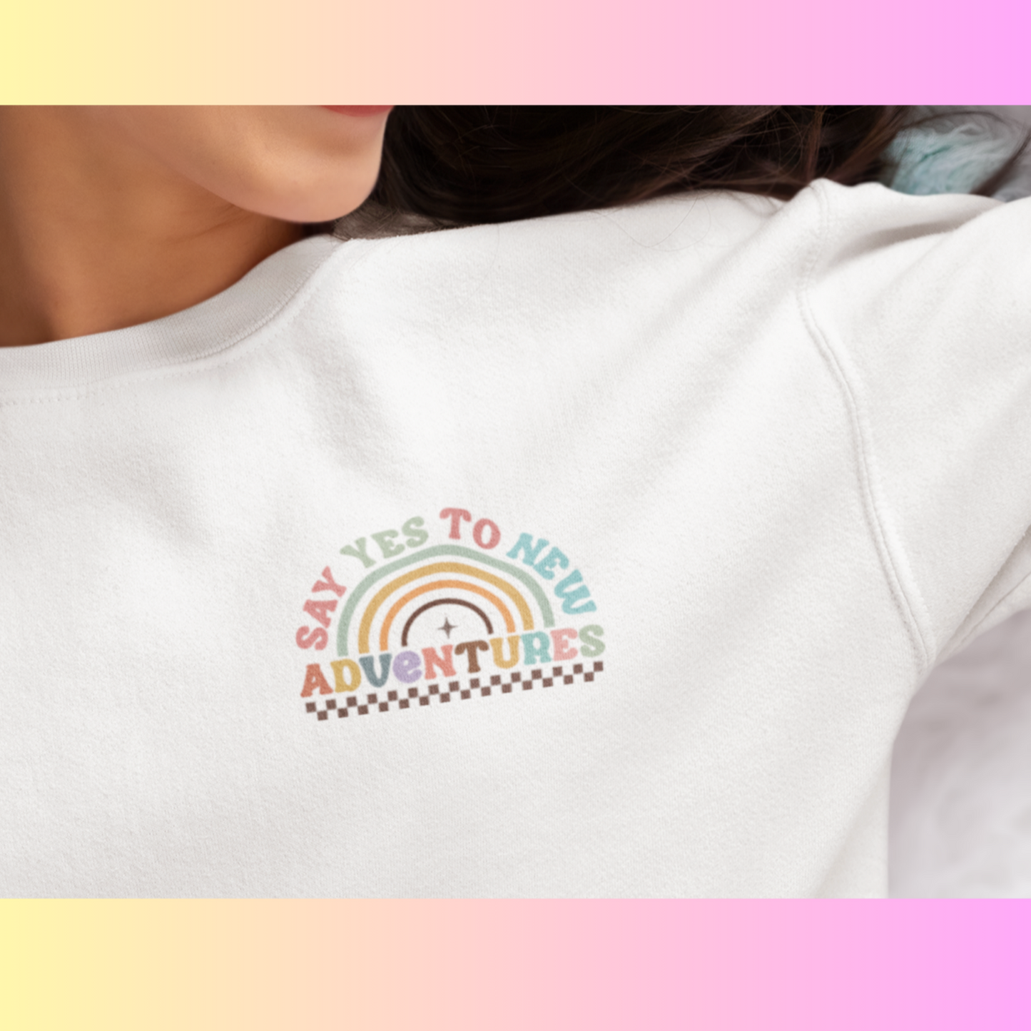 🌄SAY YES TO NEW ADVENTURES Unisex Heavy Blend™ Crewneck Sweatshirt