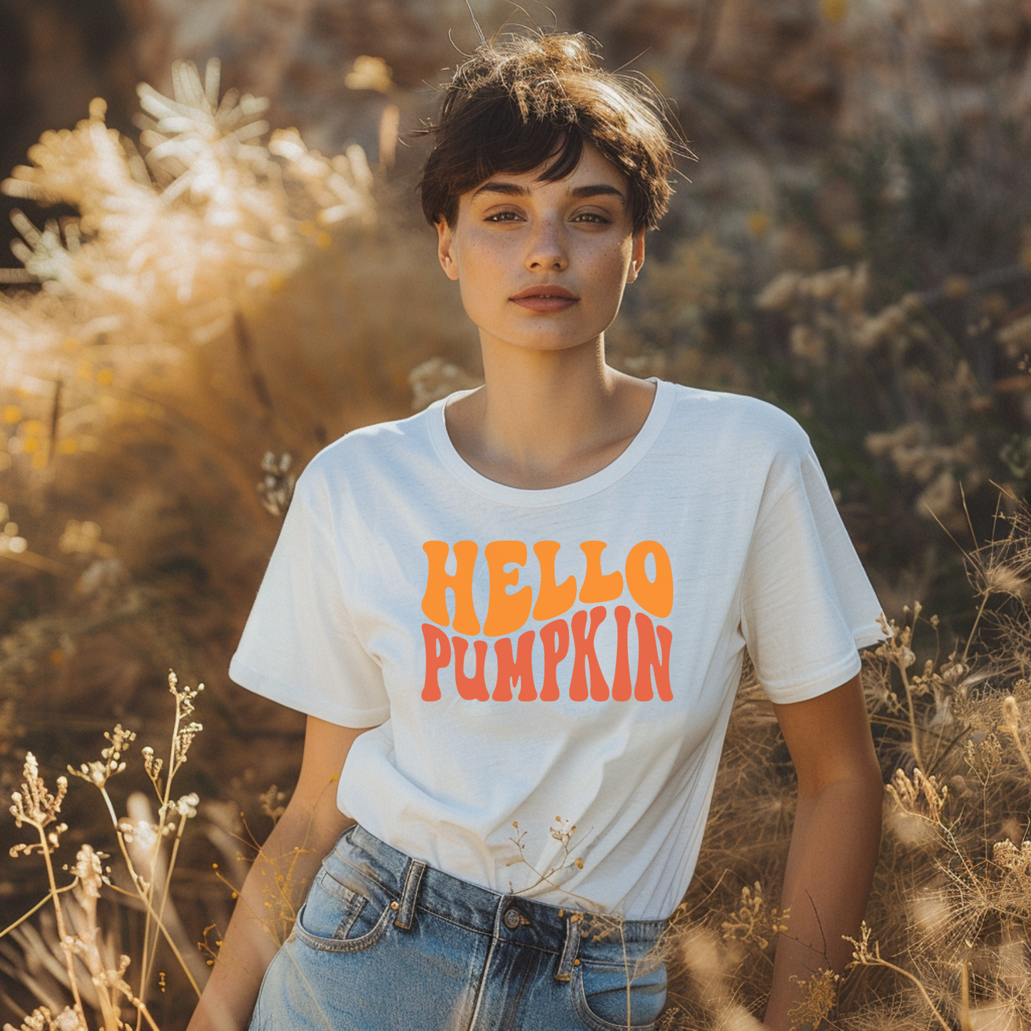 🎃HELLO PUMPKIN Unisex Jersey Short Sleeve Tee