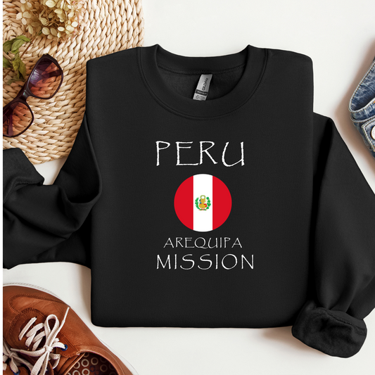 ✨PERSONALIZATION COMING SOON!✨ PERU AREQUIPA MISSION Unisex Heavy Blend™ Crewneck Sweatshirt LDS MISSION