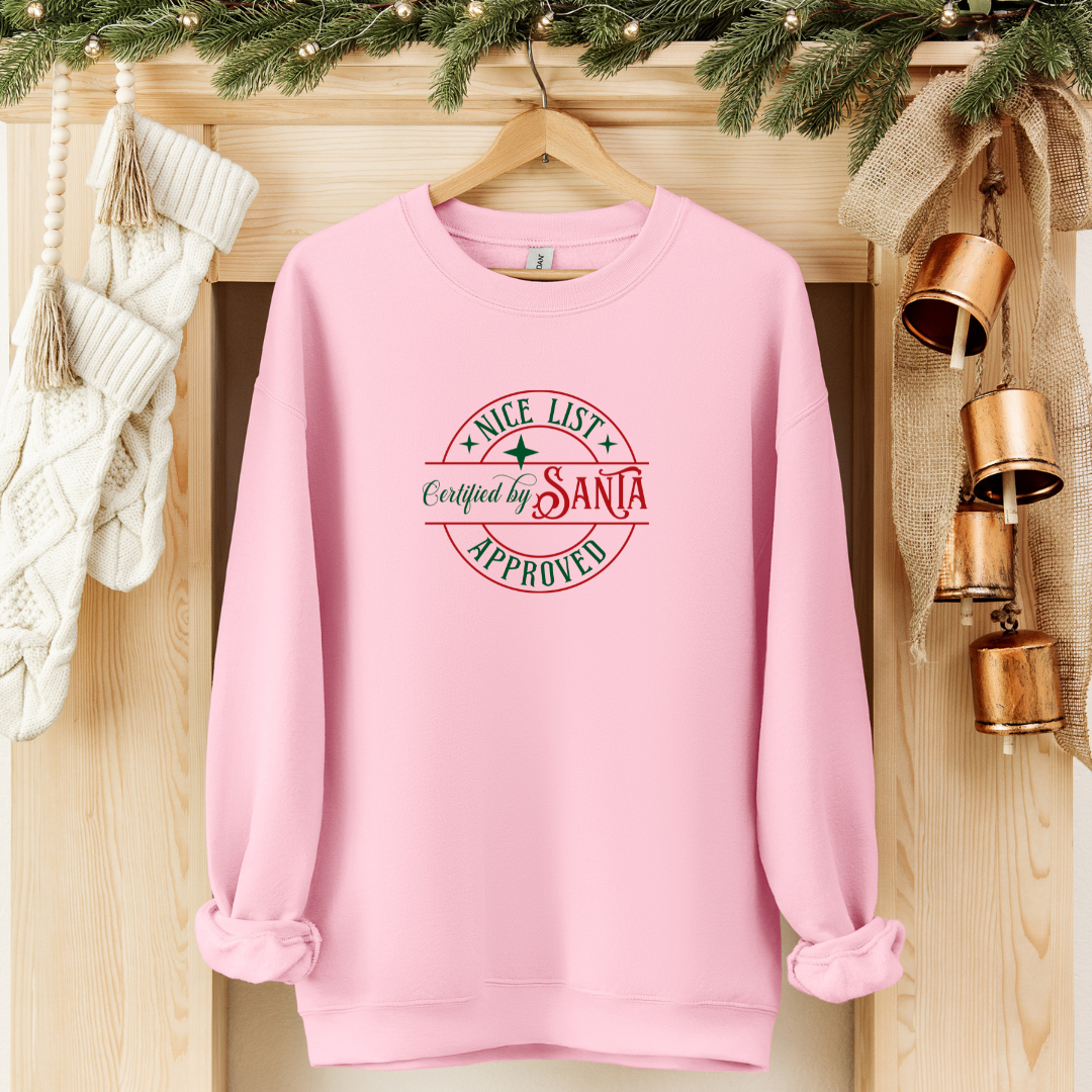 Nice List Santa Approved! Unisex Heavy Blend™ Crewneck Sweatshirt