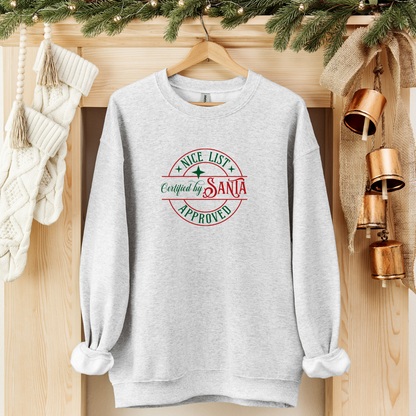 Nice List Santa Approved! Unisex Heavy Blend™ Crewneck Sweatshirt