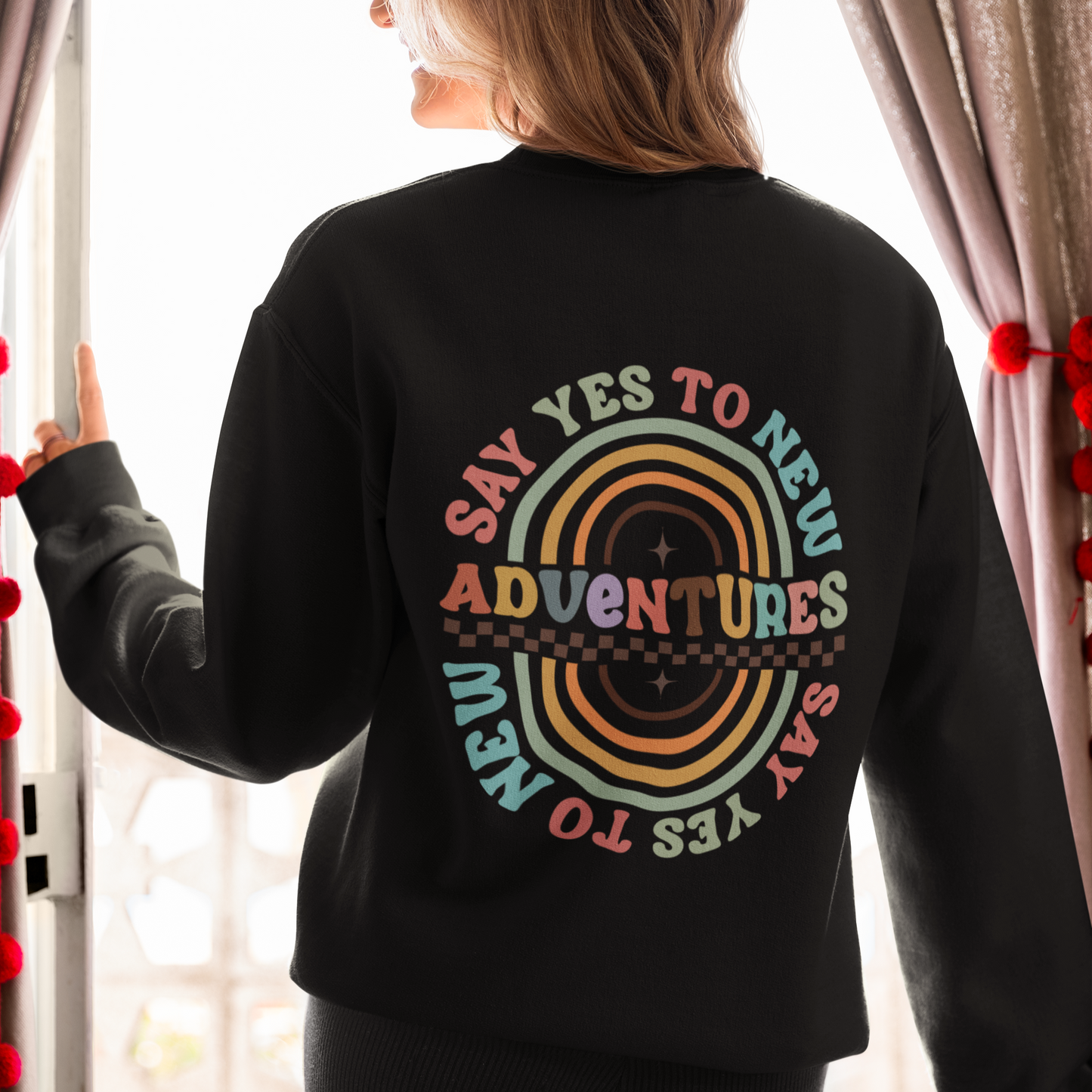 🌄SAY YES TO NEW ADVENTURES Unisex Heavy Blend™ Crewneck Sweatshirt