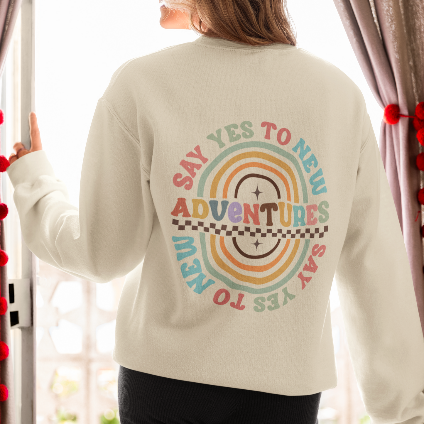 🌄SAY YES TO NEW ADVENTURES Unisex Heavy Blend™ Crewneck Sweatshirt