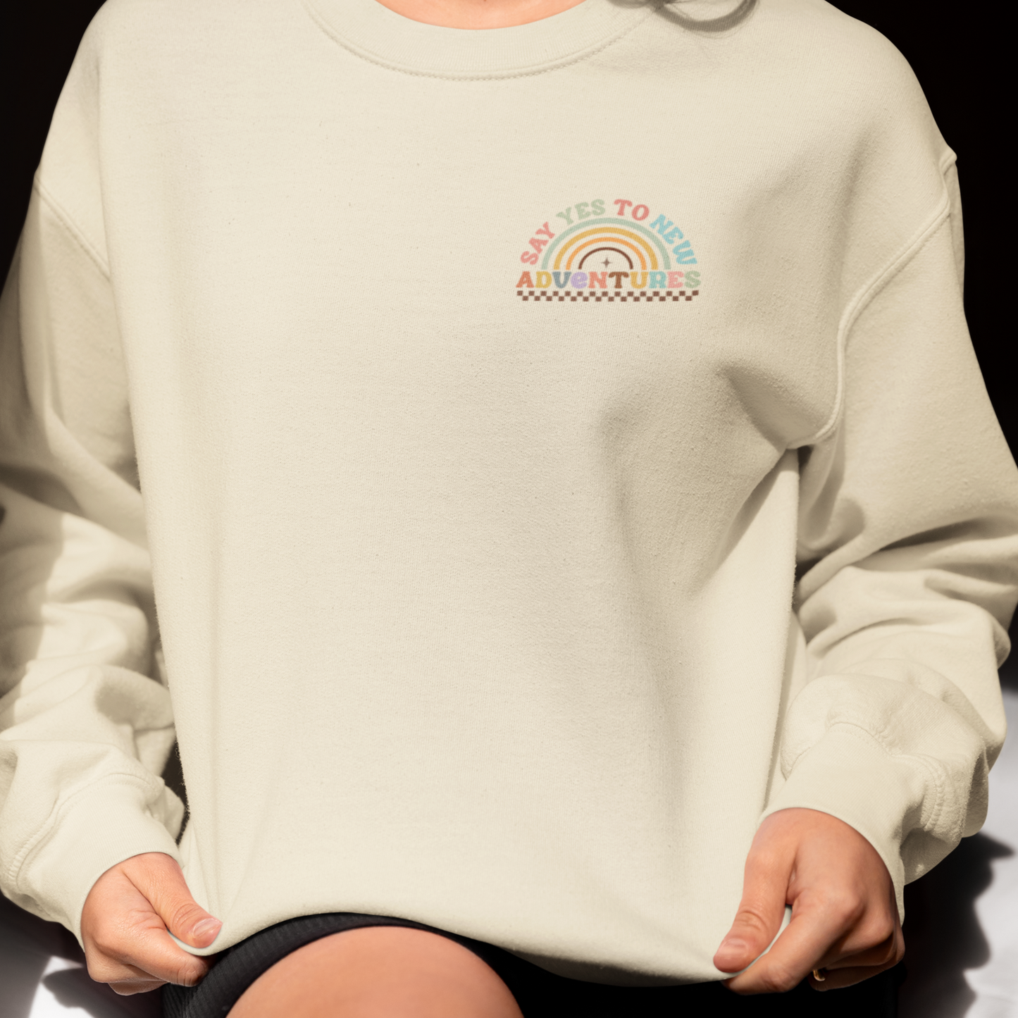 🌄SAY YES TO NEW ADVENTURES Unisex Heavy Blend™ Crewneck Sweatshirt